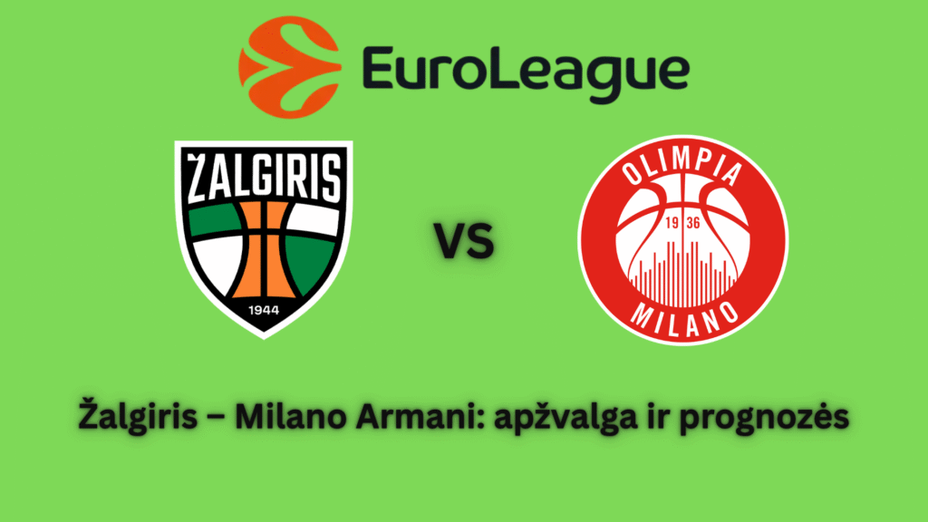 Lažybos internetu Eurolyga Žalgiris Crvena Zvezda