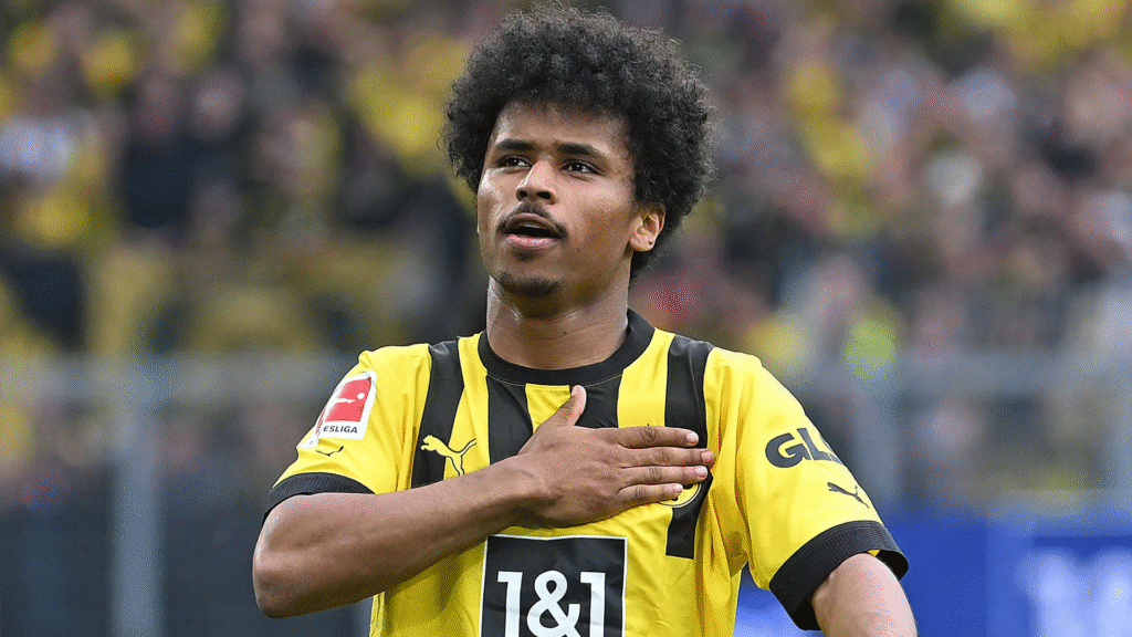 Bundesliga Lažybos online Bayern Dortmund Karim Adeyemi