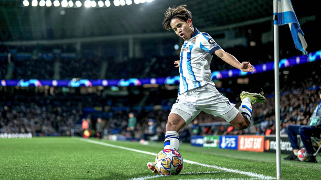 Pasaulio futbolo čempionatas 2026 lažybos Takefusa Kubo