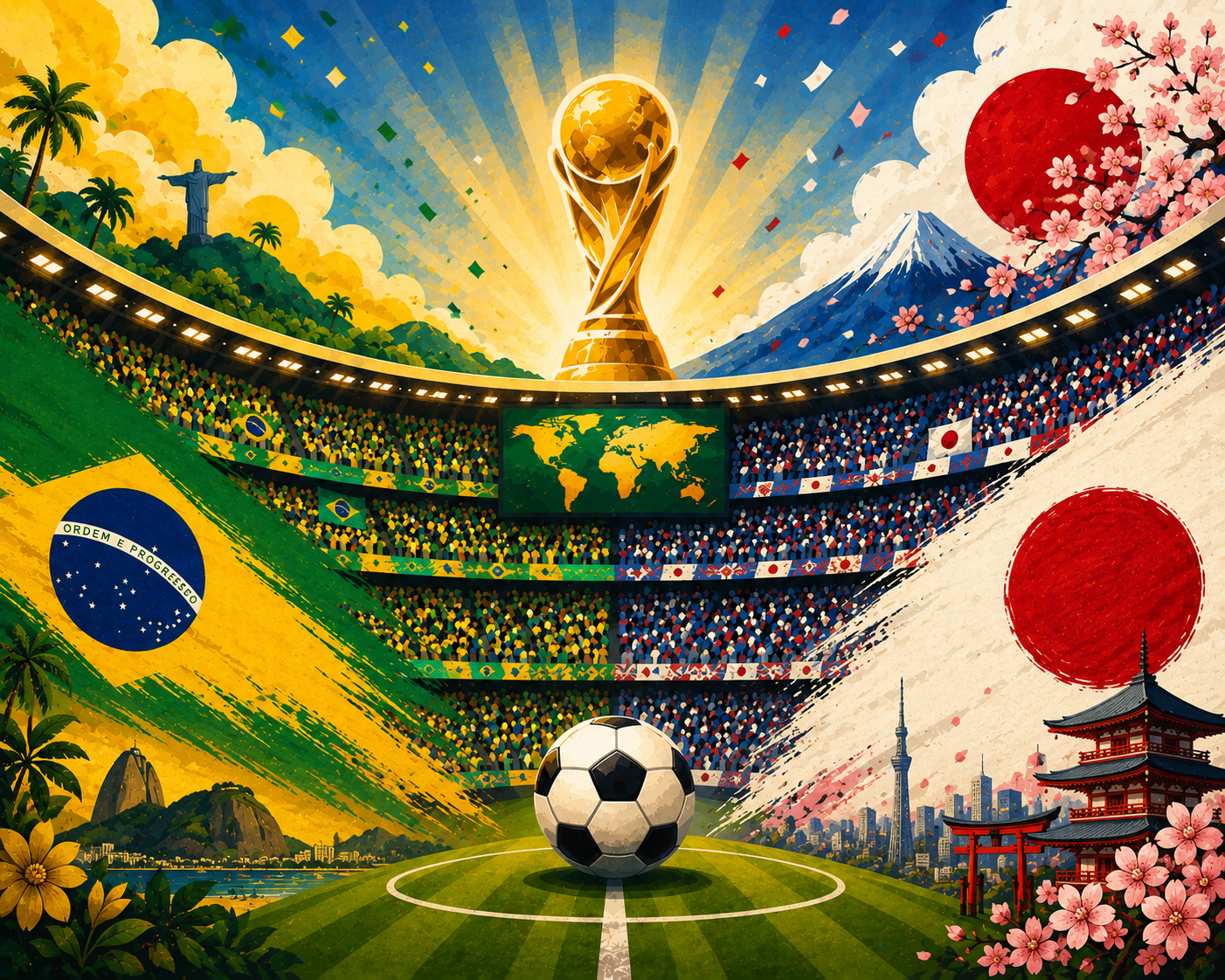 brazilija japonija pasaulio futbolo cempionatas 2026 prognoze