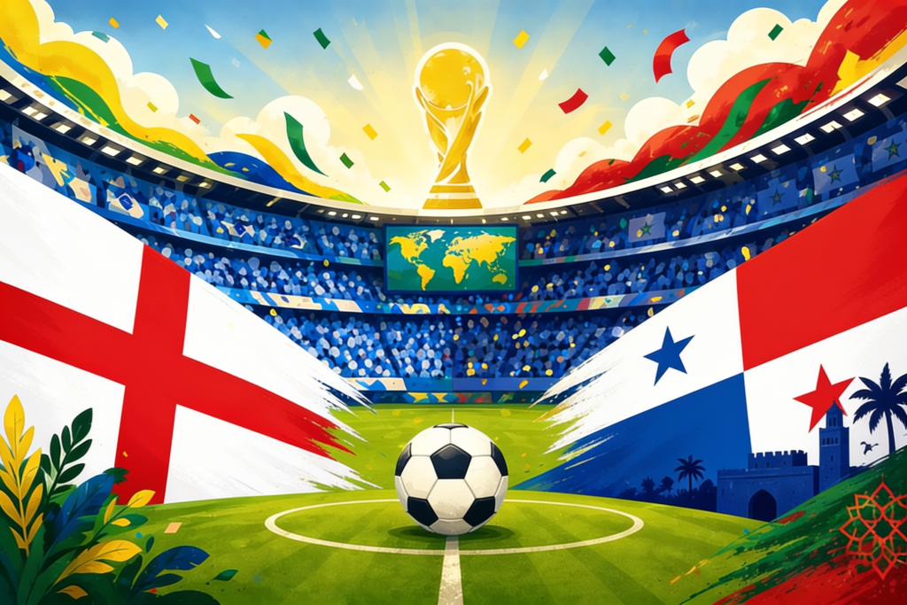 Pasaulio futbolo čempionatas 2026 lažybos Anglija vs Panama