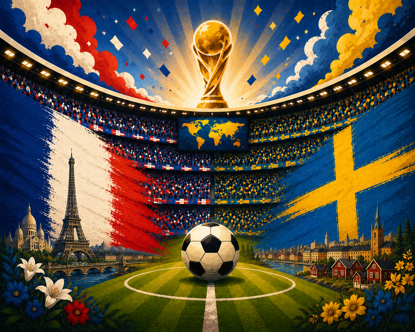prancuzija svedija pasaulio futbolo cempionatas 2026 prognoze