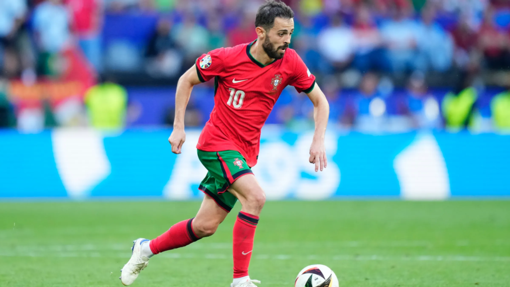 FIFA 2026 sporto lažybos internetu Ispanija vs Portugalija Bernardo Silva