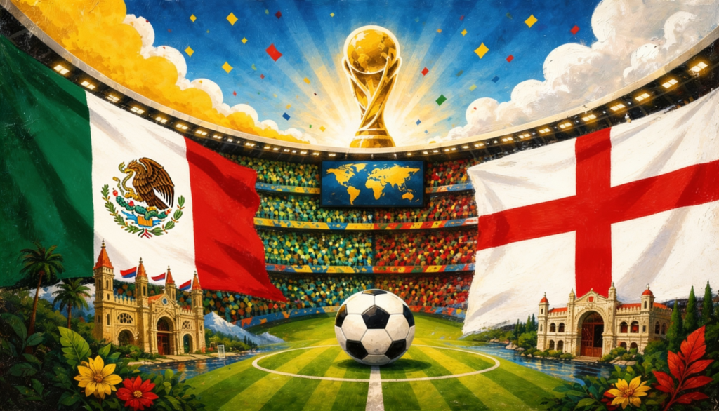 Lažybos internetu FIFA 2026 Meksika vs Anglija